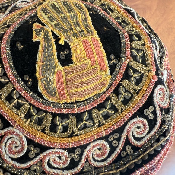 Embroidered Multicolor Vintage Women's Cap from Thailand 🇹🇭 - Picture 5 of 10